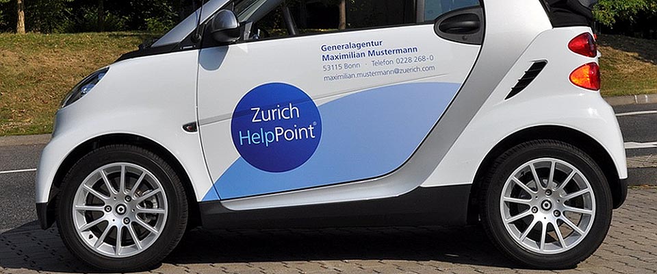 Fahrzeugbeschritung Smart Zürich Versicherungen